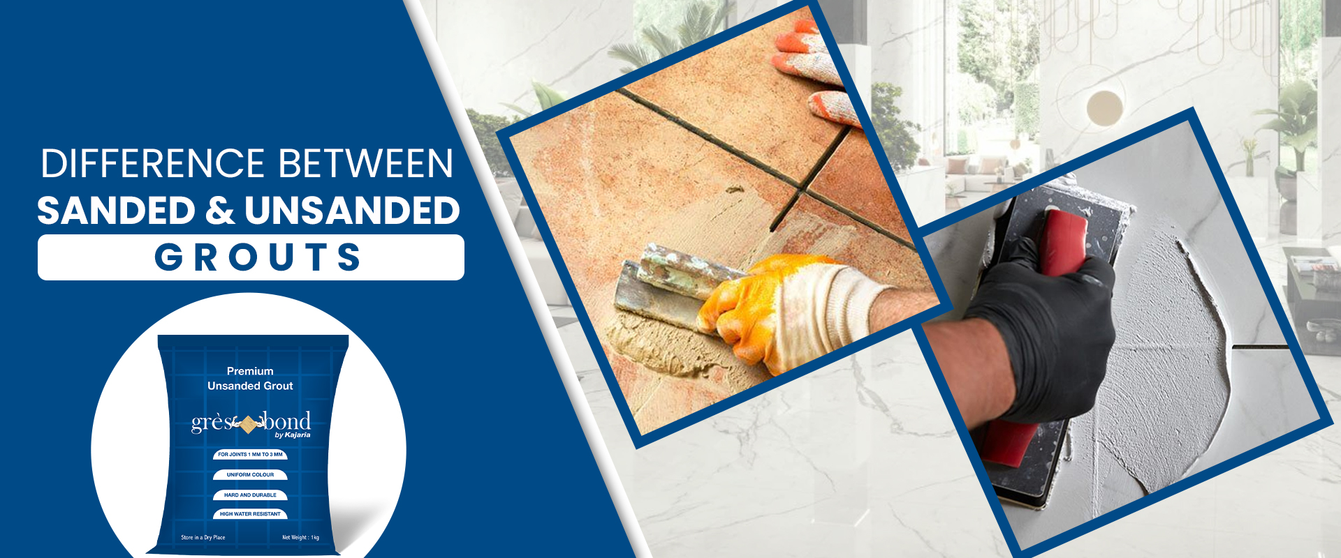 What is the Difference Between Sanded and Unsanded Grouts? What Grouts to be used When and Where?