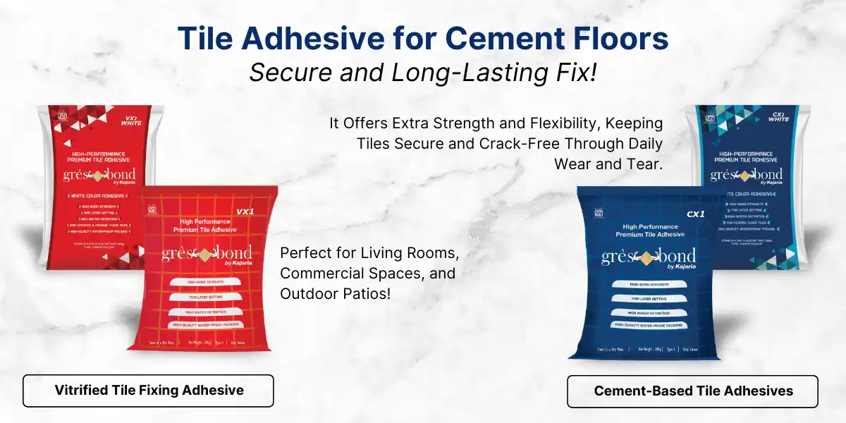 Recommended Adhesives for Fixing Tiles on a Cement Floor