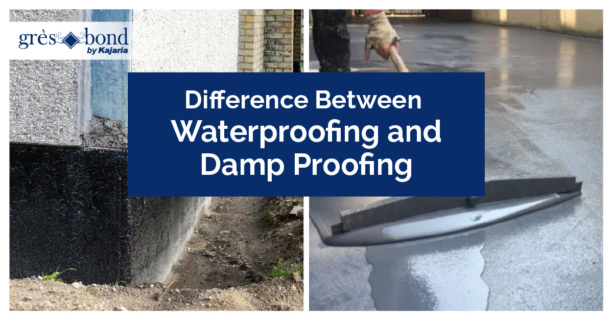 Difference Between Waterproofing and Damp Proofing